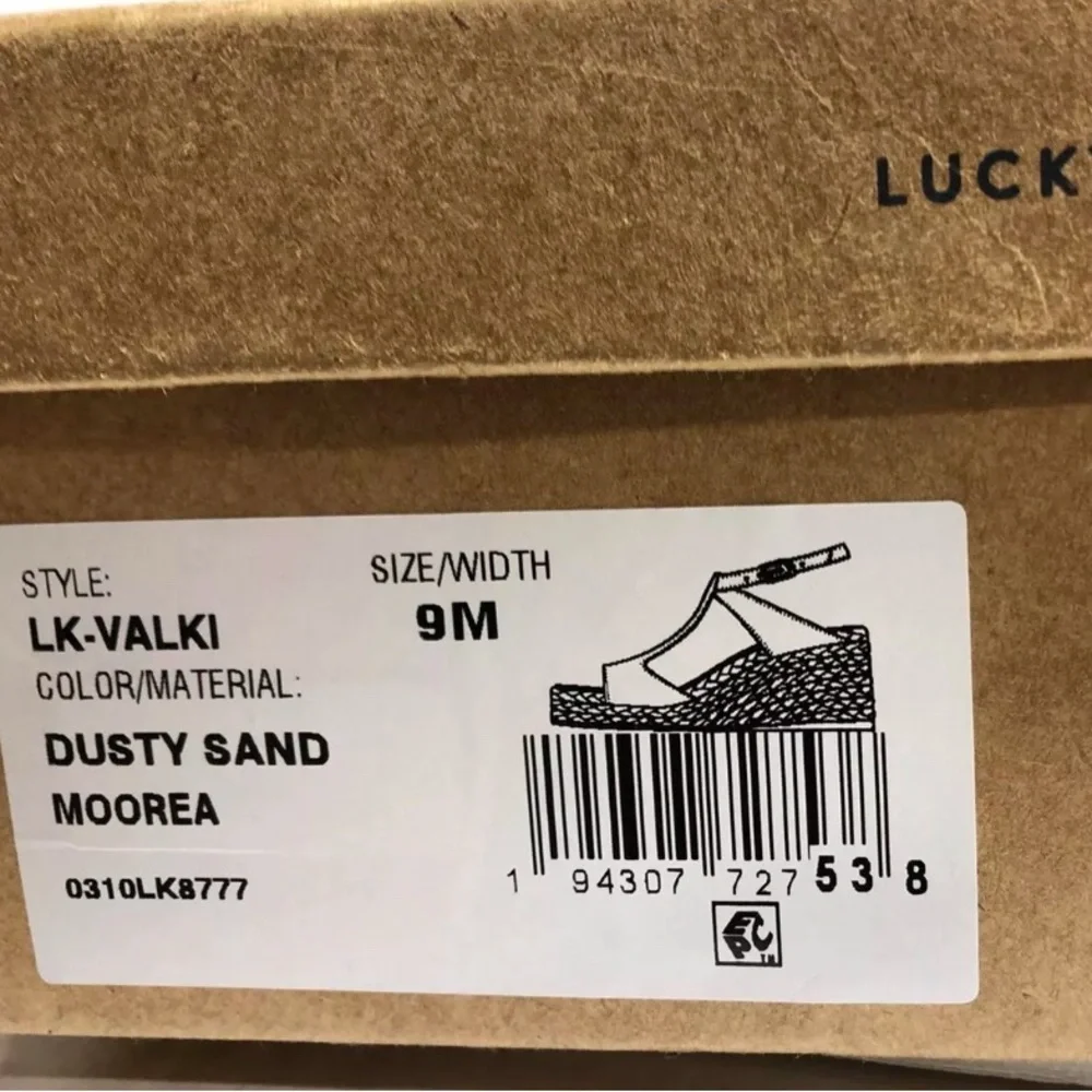 Lucky Brand Women's Valki Espadrille Wedge Sandals, Size 9 M